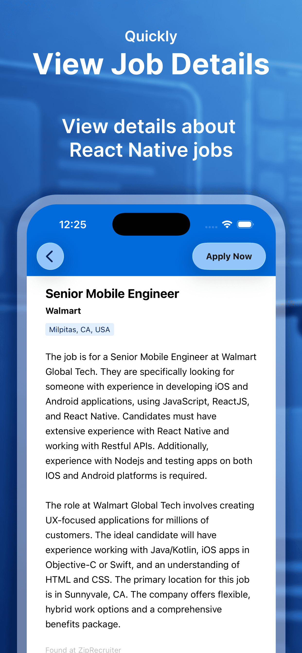 React Native Jobs screenshot 2