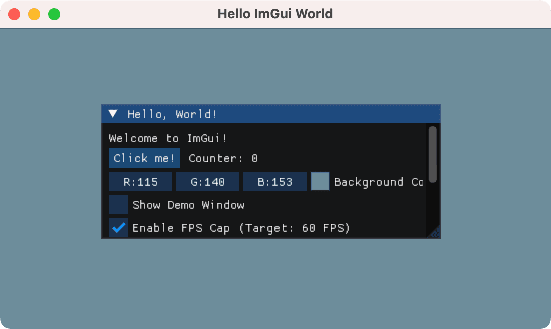 Dear ImGui and GLFW: Cross Platform Desktop GUI Development (C++)